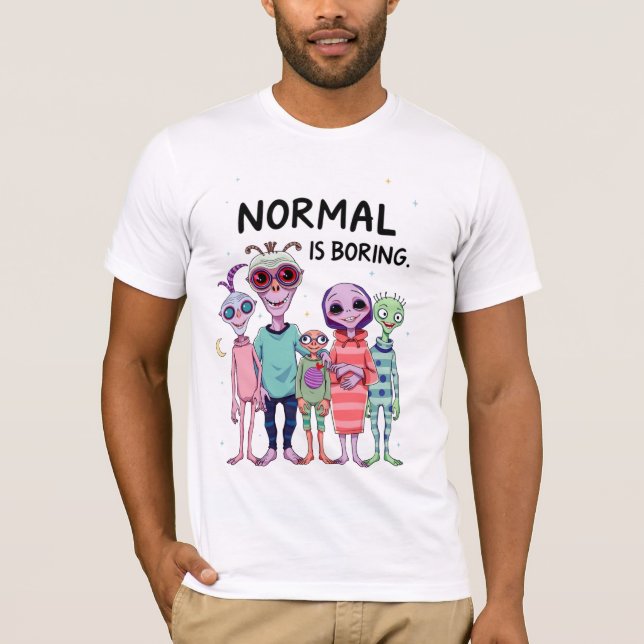 T-shirt Normal, c'est ennuyeux (Devant)