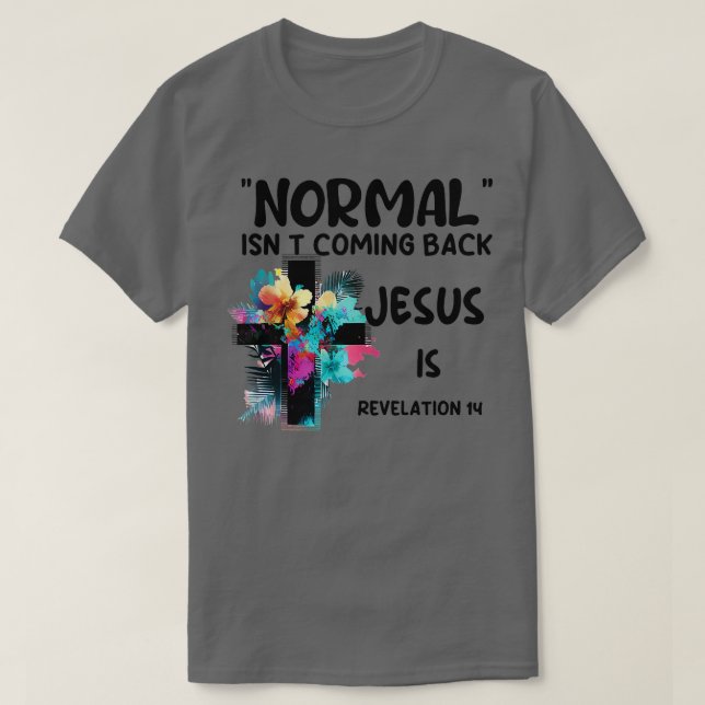 T-shirt Normal Ne Revient Pas Jésus Est Débardeur (Design devant)