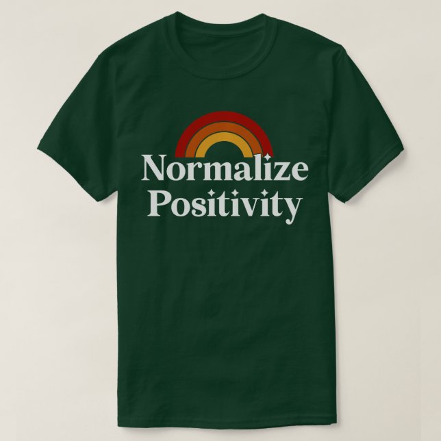 T-shirt Normaliser la longévité de la position (Design devant)