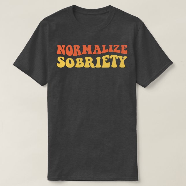 T-shirt Normaliser la Sobriété IV (Design devant)