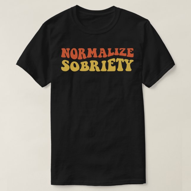 T-shirt Normaliser la Sobriété IV (Design devant)