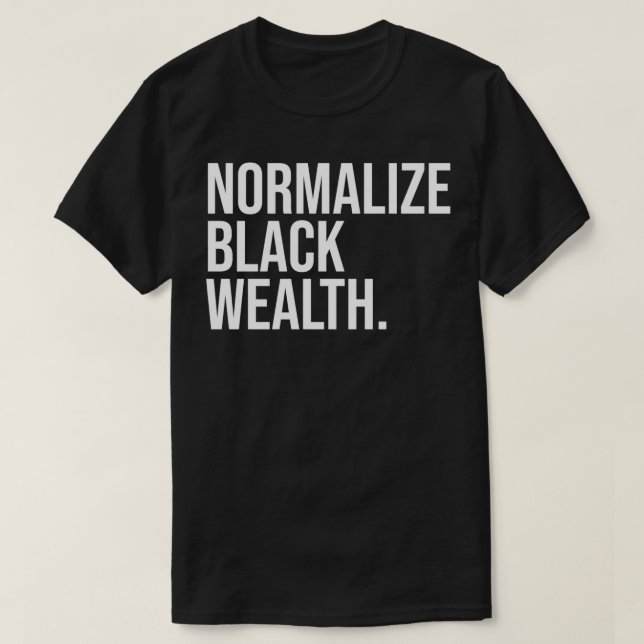 T-shirt Normaliser les richesses noires renforcer la cultu (Design devant)
