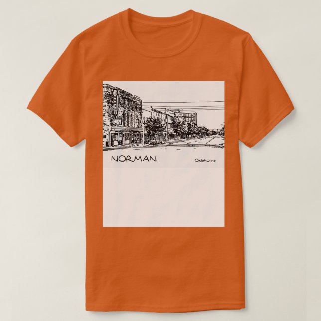 T-shirt Norman Oklahoma (Design devant)