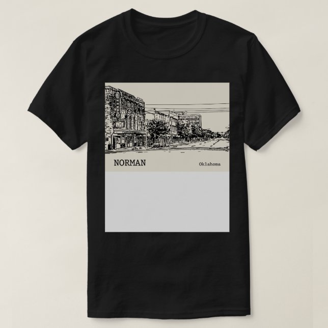T-shirt Norman Oklahoma 1 (Design devant)