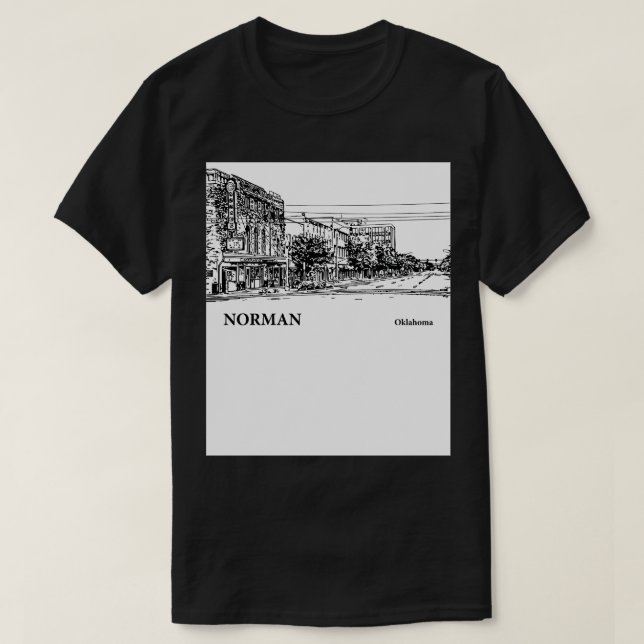T-shirt Norman Oklahoma 2 (Design devant)