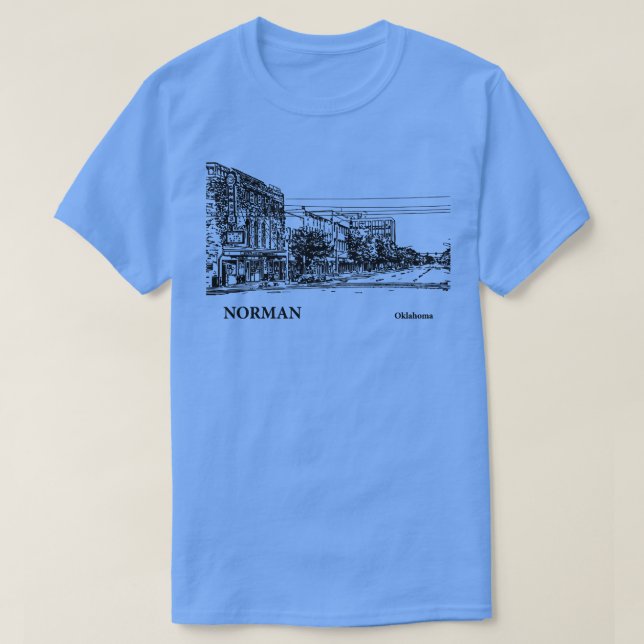 T-shirt Norman Oklahoma 3 (Design devant)
