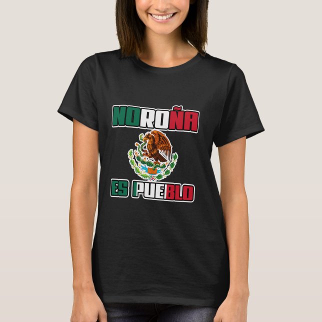 T-shirt Noroña est un peuple actif essentiel Gerardo Ferná (Devant)