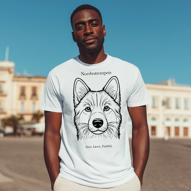 T-shirt Norrbottenspets Portrait (Créateur téléchargé)