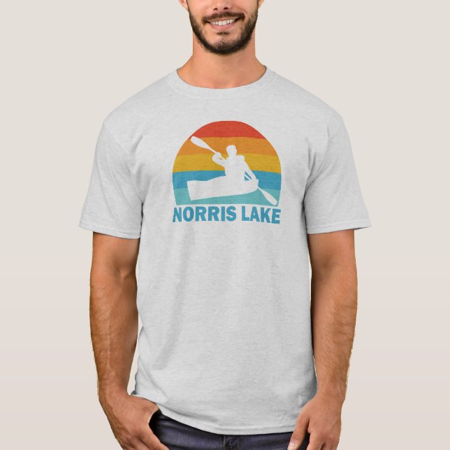 T-shirt Norris Lake Tennessee Kayak (Devant)