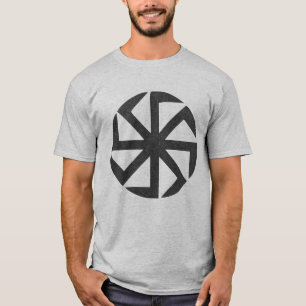 T-shirt Norse Viking Pagan Wicca Esoteric Sun Wheel