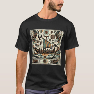 T-shirt Norse Vikings : Une saga de la mer Antique