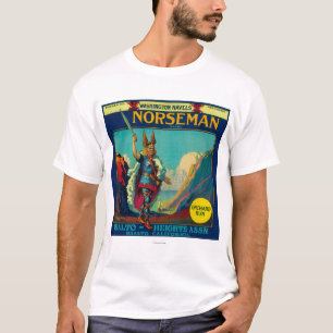 T-shirt Norseman LabelRialto orange, CA