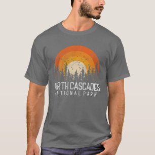 T-shirt North Cascades US National Park Washington Vintage
