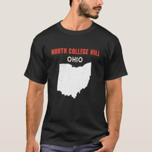 T-shirt North College Hill Ohio USA State America Travel O