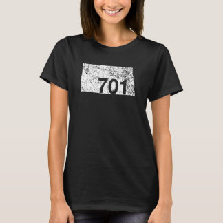 T-shirt North Dakota Area Code 701 Hometown Souvenir Cadea