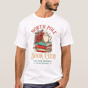 T-shirt North Pôle Book Club C'Est La Saison D'Être Lectur