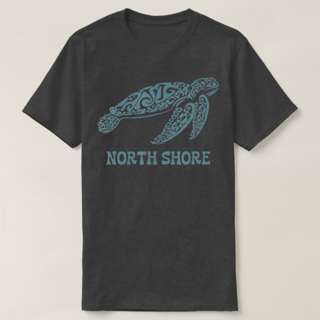T-shirt North Shore Hawaii Hawaii Mer Hawaii Tortue (Design devant)