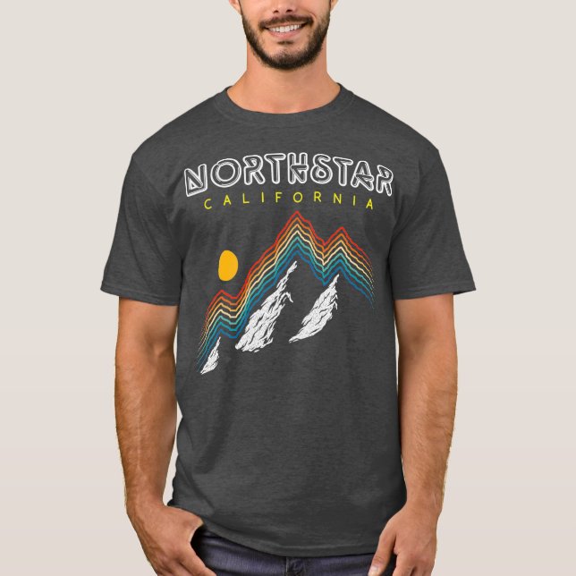 T-shirt Northstar    CaliforniaSki Resort 1980s Retro (Devant)