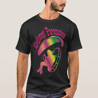 T-shirt Northwest Paramotor Pink Rainbow