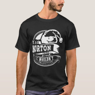 T-shirt Norton- Chapeau Noël Nom Personnalisé