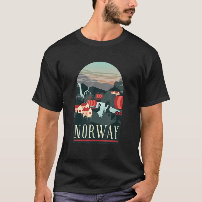 T-shirt Norvège (Devant)