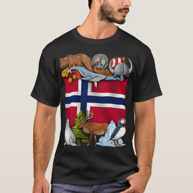 T-shirt Norvège (Devant)