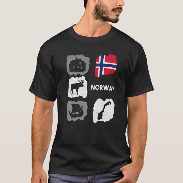 T-shirt Norvège (Devant)
