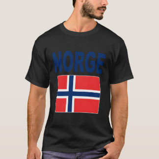 T-shirt Norvège Drapeau Cool Norge Flagg Drapeaux norvégie