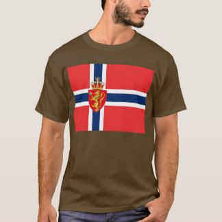 T-shirt Norvège, drapeau norvégien, armoiries/Odée