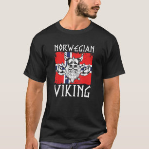 T-shirt Norvège Drapeau Scandinavie Fierté Norvégienne Vik