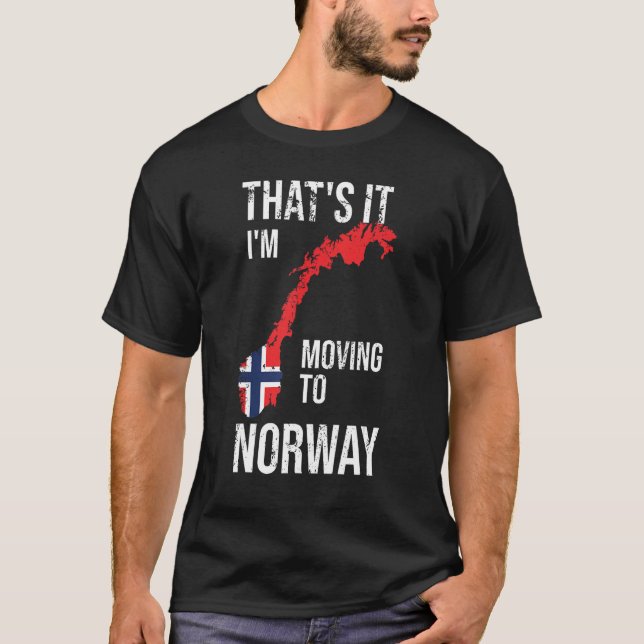 T-shirt Norvège Drapeau Scandinavie Funny Norvège Norvège  (Devant)