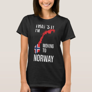 T-shirt Norvège Drapeau Scandinavie Funny Norvège Norvège
