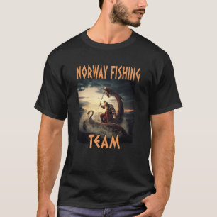 T-shirt Norvège Équipe de pêche Scandinavie Norge Souvenir