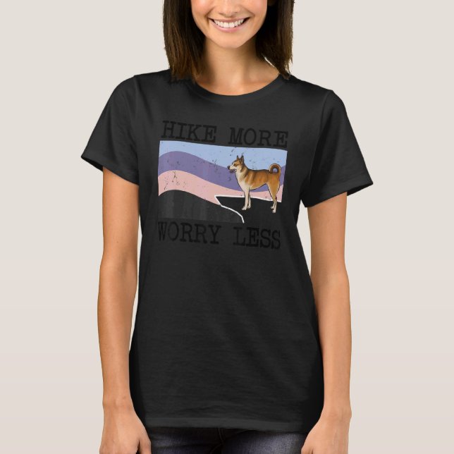 T-shirt Norvège Lundehund Randonnée Plus Inquiète Moins Gr (Devant)