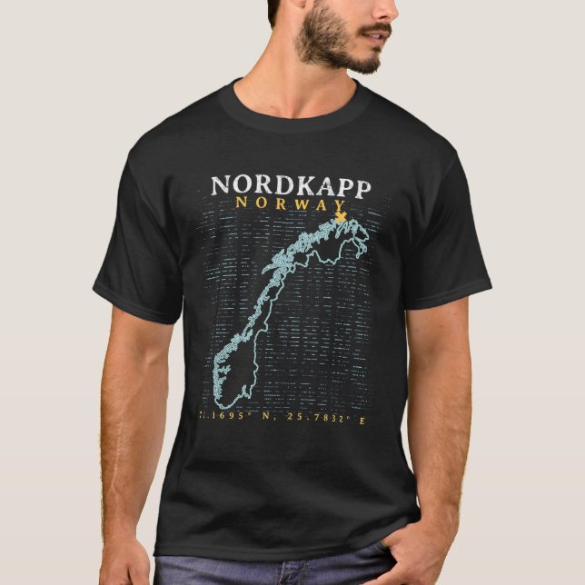 T-shirt Norvège Nordkapp (Devant)