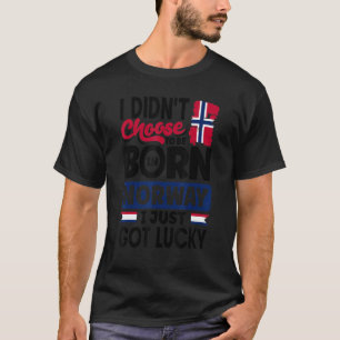 T-shirt Norvège Norvège Norvège Drapeau Norvège Je viens d