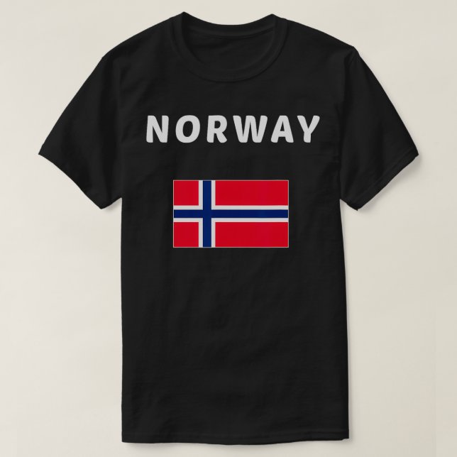 T-shirt Norvège Norwegian Drapeau cadeau Aussie (Design devant)
