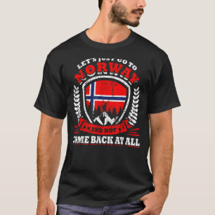 T-shirt Norvège Scandinavie Cerf Nord Cap Norvège