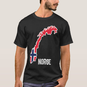 T-shirt Norvège Scandinavie Norvège Drapeau Europe