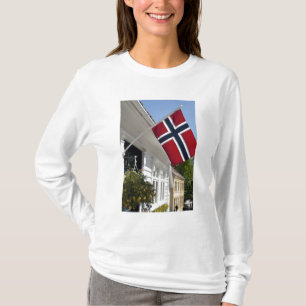 T-shirt Norvège, Stavanger. Vue historique sur le centre-