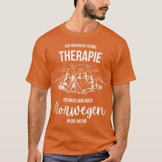 T-shirt Norvège Thérapie Design allemand