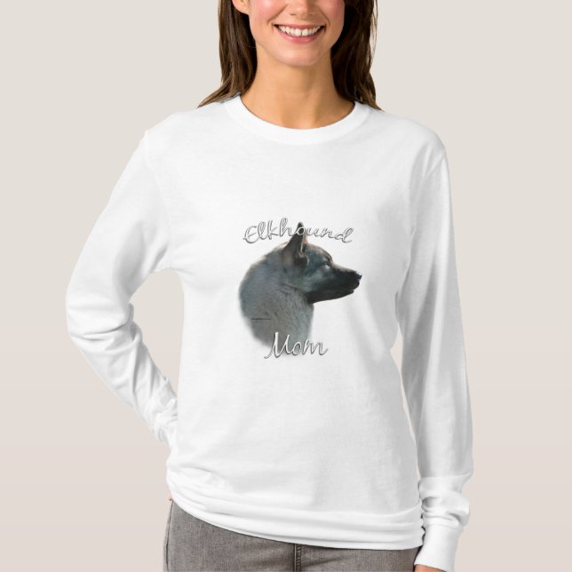 T-shirt Norvégien Elkhound Mom 2 (Devant)