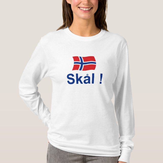 T-shirt Norvégien Skal ! (Acclamations) (Devant)