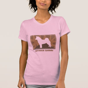 T-shirt Norvégien terreux Elkhound