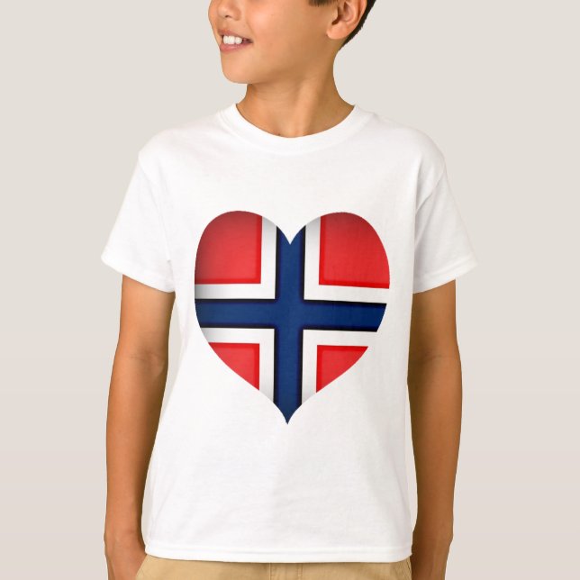 T-shirt Norway Flag (Devant)