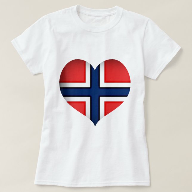 T-shirt Norway Flag (Design devant)
