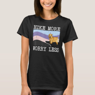 T-shirt Norwich Terrier Randonnée Plus Inquiéter Moins Gra