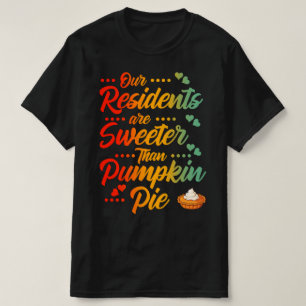 T-shirt Nos résidents sont plus doux que la tarte au potir