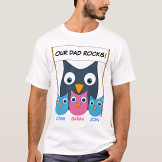T-shirt "Nos roches de papa !" - Fête des pères