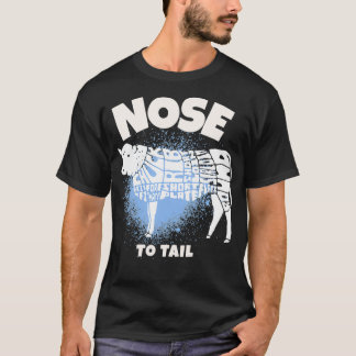 T-shirt Nose to Tail Cow Carnivore Keto Paleo Diet